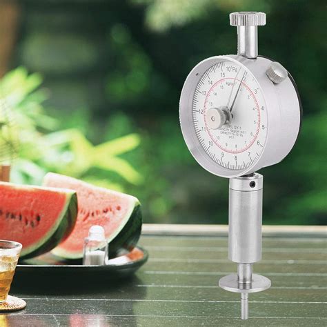 เคร อง fruit hardness tester|fruit penetrometer.